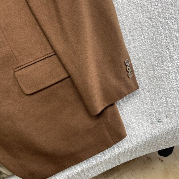 VTG Arnold Brant Pure Cashmere Sport Coat Blazer Jacket Men’s Light Brown Read* - Picture 5 of 16